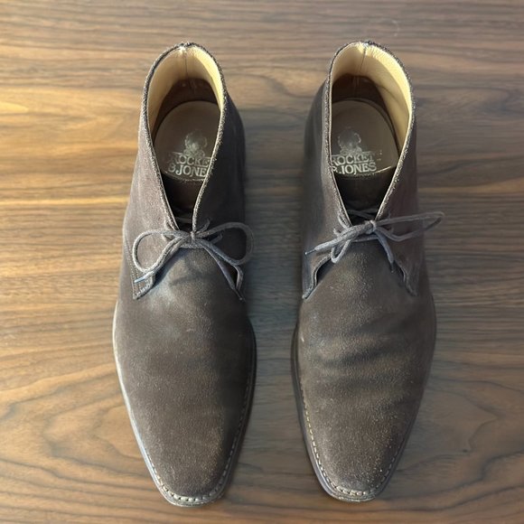 Crockett & Jones Tetbury Boot in Dark Brown Suede UK 8 EUR 42 main image 4